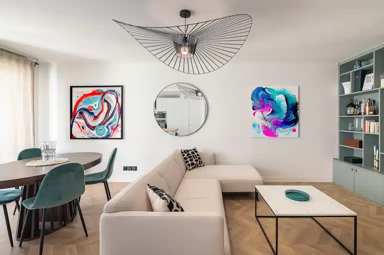 Photographe d'architecture à Lyon : photo de la décoration d'intérieur d'un appartement