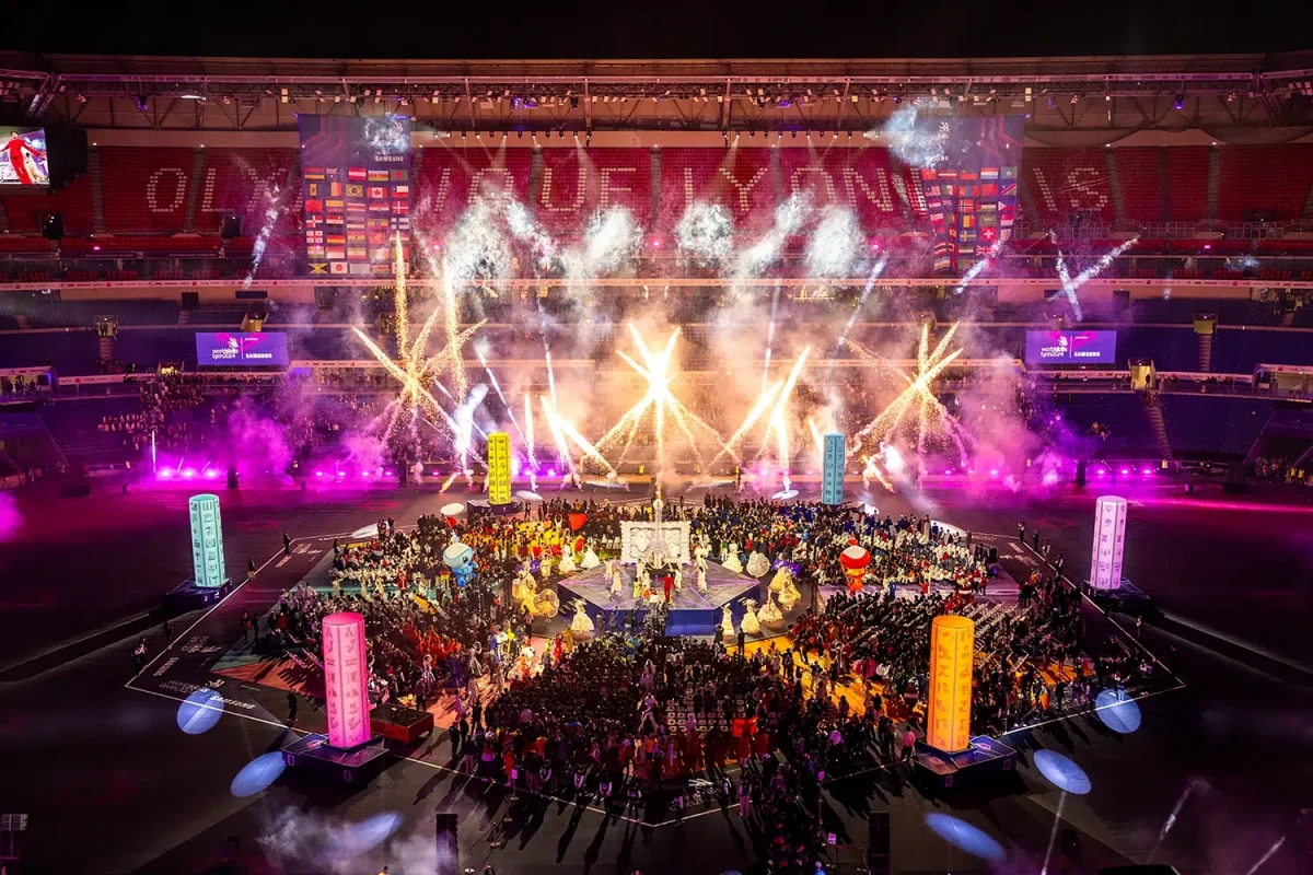 Cérémonie de clôture des WorldSkills International au Groupama Stadium de Lyon - Reportage photo événementiel